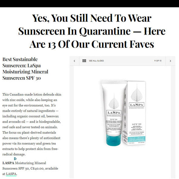 May 2021 | 13 Current Favourite Sunscreens