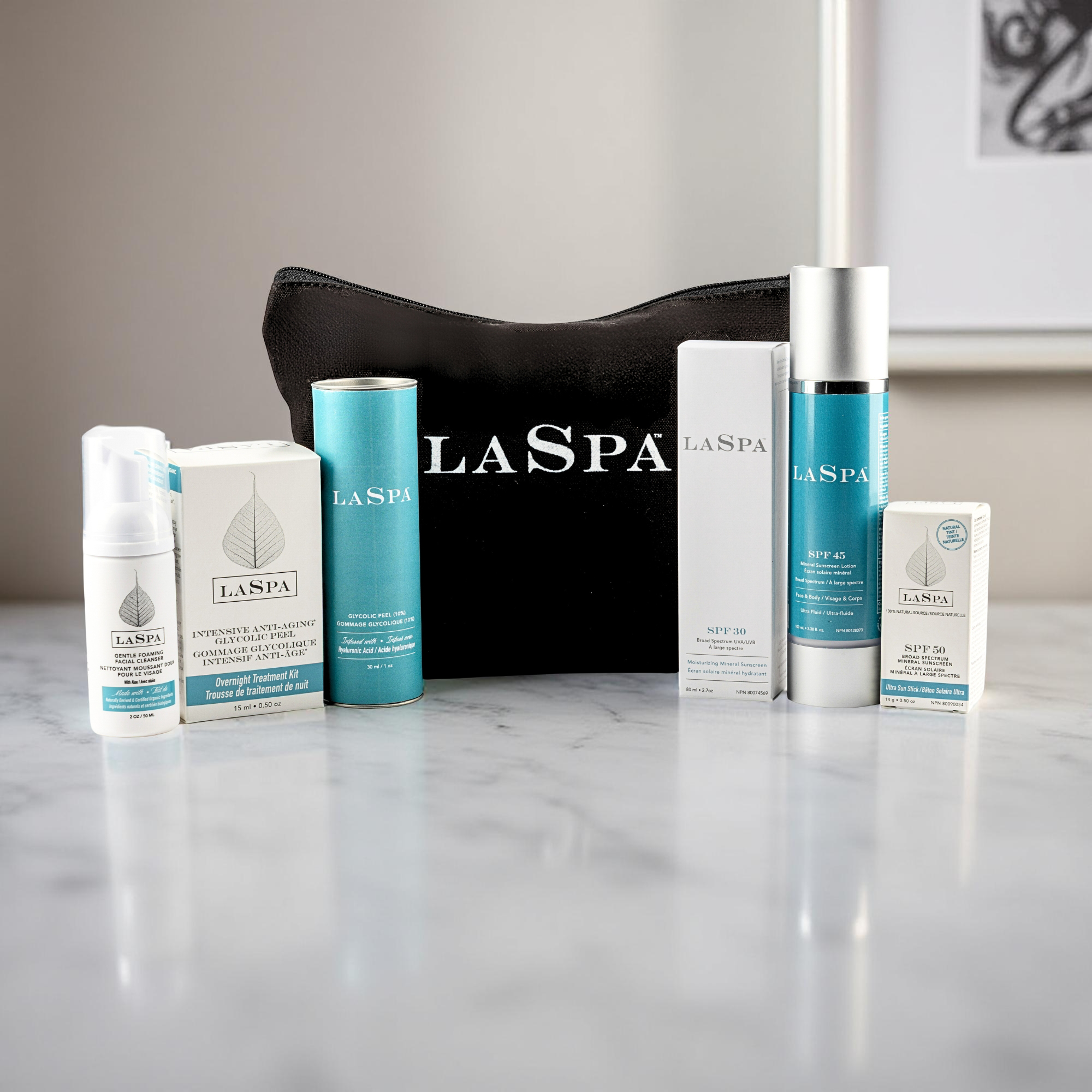 LASPA Holiday Clean Skincare Routine Set